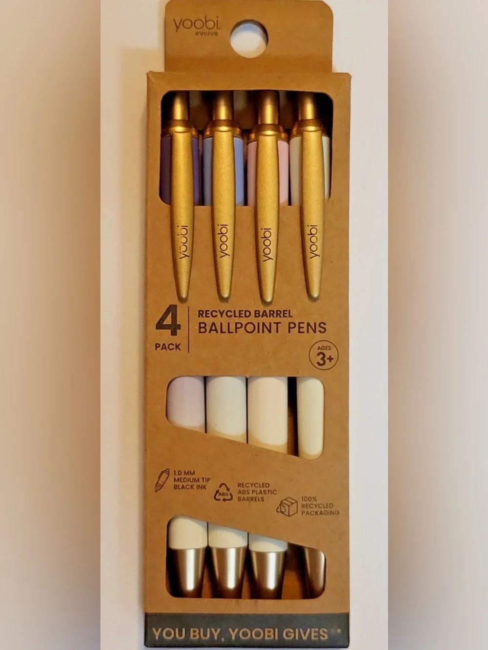 Yoobi Ballpoint Pen 4-Pack